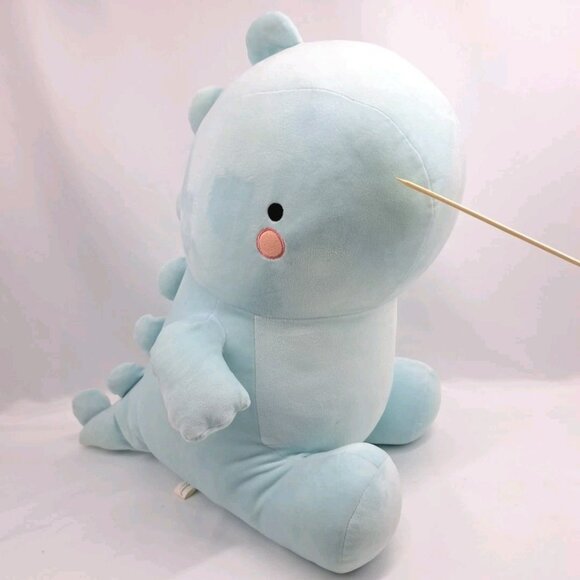 Onsoyours Dinosaur Stuffed Baby Blue Medium Soft Squishy Plush Pillow 19” - Picture 6 of 11